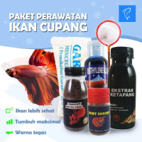 Paket Perawatan Ikan hias cupang lengkap