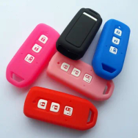 30pcs Smart Silicone 3 Button FOB Remote Holder Skin Case For Honda N-Box NBOX Plus Custom Nbox Wagon Side Slidng Key