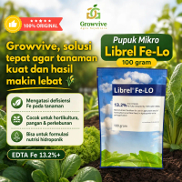 Pupuk Mikro Librel Fe-Lo (Fe EDTA) 100 gram Tanaman Pohon