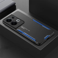 Stylish Hard Case For Oppo Reno 8 Pro Plus Back Cover For Reno 8 5G Case TPU Silicone + PC Backplate Shockproof Bumper Coque