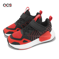 adidas 慢跑鞋 Spider Runner AC K 中童 紅 黑 蜘蛛人 小朋友 魔鬼氈 愛迪達  IH1121