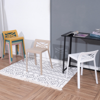 樂嫚妮 椅凳/低背餐椅/塑膠椅/可疊放/來賓備用椅凳-(6色)