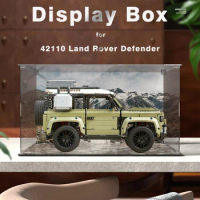 Acrylic Display Box for Lego Brick 42110 Land Rover Defender Dustproof Clear Display Case (Lego Set not Included）