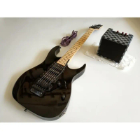 PAKET GITAR LISTRIK IBANEZ RG 320 BLACK AMPLY DAN KABEL JACK - HOPE ONE