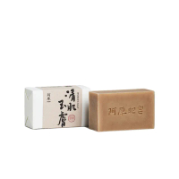 【阿原】清肌玉膚皂115g(手工皂.淨化毛孔.藍膠尤加利精油.潔膚.青草藥製成)