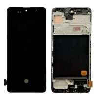 For Samsung Galaxy A51 A515 LCD Display Touch Screen Digitizer Full Assembly + Frame