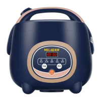 Mini Electric Rice Cooker Household Multicooker Steamer Single/Double Layer Rice Cooker Auto Rice Cooker Appliances for Kitchen