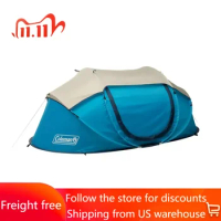 Pop-Up 2-Person Camp Tent Camping Tent Travel Freight Free Nature Hike Tents Outdoor Camping Supplies Shelters Hiking Sports