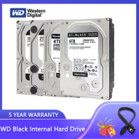 Western Digital 1TB 2TB 4TB 6TB WD Black Performance Internal Hard Drive HDD - 7200 RPM SATA 6 Gb/S 64 MB Cache 3.5"