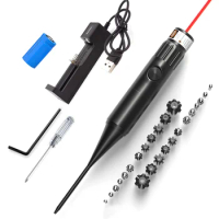 Laser Boresighter .177 .22 Caliber to .78 with Battery Laser Sight Pointer Glock Rifle Laser Collimator