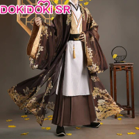IN STOCK Zhongli Doujin Cosplay Game Genshin Impact Cosplay Costume DokiDoki-SR Zhongli Doujin Costume Antiquity Christmas