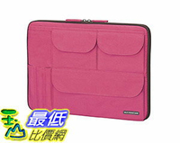 [7東京直購] ELECOM Multi Pockets多功能收納袋 BM-IBUB01 可收納13.3吋筆電 黑/粉/米 三色可選