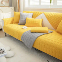 Corduroy Sofa Slipcovers Modern Sofa Cover for Living Room Sectional Corner L-shape Chair Protector Couch Cover 1/2/3/4 Seater