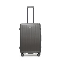 กระเป๋าเดินทาง PC โครงอลูมิเนียม ระบบล็อค TSA 3 รหัสแบบฝัง 4 ล้อคู่  รุ่น Soluna (6610) ขนาด 24 นิ้ว