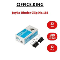 Joyko Penjepit Kertas No 155 (12 pcs) - Binder Clip