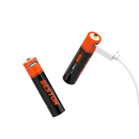 2pcs aaa USB rechargeable Li ion battery 1.5V AAA Li ion battery