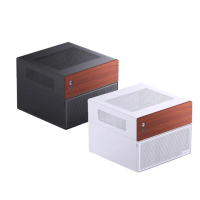 【JONSBO 喬思伯】N4 8硬碟 NAS mATX 機殼 黑/白(熱插拔/胡桃實木/內建雙滾珠扇/SFX/分艙)