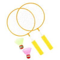Badminton Racket Children's Badminton Racket With 2 Nylon Shuttlecocks Impact Resistant Entertainment Racquet Sports Toys For