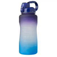 Water Bottle 3.8 &amp; 2 Litre Large Capacity Outdoor Motivational with Time Marker Fitness Jugs