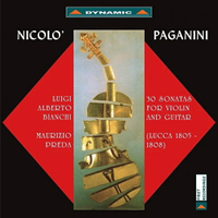 【停看聽音響唱片】【CD】帕格尼尼： 小提琴與吉他奏鳴曲1 (2CD)