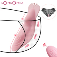 Butterfly Wearable Dildo Vibrator for Women Wireless Remote Control Vibrating Panties Sex Toys for Couple Wpmen Sex Shop
