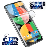 3Pcs Screen Protector For Google Pixel 7 pro 6A Hydrogel Film for Google Pixel 7 6 pro 5A 5G 5 5XL 4A 5G 4XL 3XL Protective Film