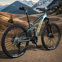 27.5-inch soft tail Mountain Bicycle Full Suspension Downhill Bike Double disc brake All Mountain Enduro Bike 33 speed MTB DH