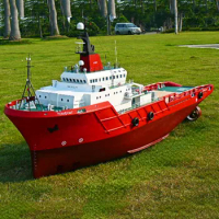 1:50 RC Tugboat Model Electric Simulation Large Tugboat 137mm Brushed Finished Model Boat