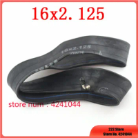 16inch Electric bicycle tyre inner tube 16X2.125 bike Inner Tube with a Bent Angle Valve Stem butyl rubber