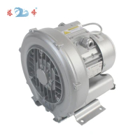 750w Turbo Blower 1hp high pressure ring blower vacuum air pump high hp air blower for aquaculture single phase