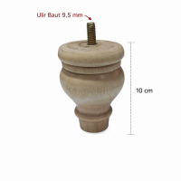 KAKI FURNITURE KAYU 10 CM – KAKI SOFA / MEJA / LEMARI MODEL BUBUT KLASIK