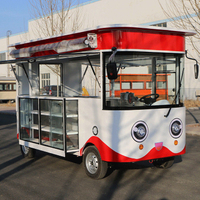 【新款現貨】電動小吃車多功能炸串車擺攤早餐快餐車商用餐廳移動房車燒烤推車