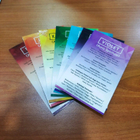 7 Colour Info Card Bookmarks
