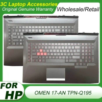 Original New Laptop US Keyboard for HP OMEN 17-AN TPN-Q195 Palmrest Upper Cover Top Case Keyboard Gamer RGB Backlight 913690-001