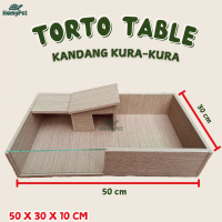 KANDANG KURA KURA DARAT TORTO TABLE KURA KURA SULCATA