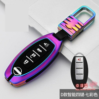 【八折】汽車鑰匙包 適用東風日產奇駿鑰匙套尼桑天籟逍客樓蘭軒逸包扣汽車用品2021款
