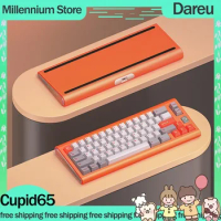 Dareu&amp;Chaosera Cupid65 Mechanical Keyboard Rgb 2mode Bluetooth Wireless Keyboards 65keys Gasket Hot Swap Esports Gaming Keyboard