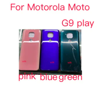 1pcs New For Motorola Moto G9 Play G9play Back Battery Cover Housing Rear Back Cover Housing Case Repair Parts