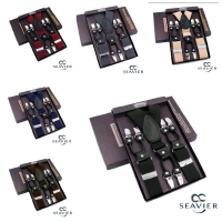 Suspender Bretel Jepit 6 Suspender Pria Dewasa dengan Pilihan Warna dan Desain Elegan