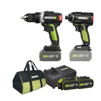 【WORX 威克士】無刷鋰電衝擊起子機 電鑽套裝 WU189+WU294+WA4221(WU937)