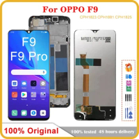 6.3'' Original For OPPO F9 LCD Display Touch Screen Digitizer With Frame For OPPO F9 Pro CPH1823 CPH1881 CPH1825 LCD Screen