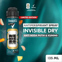 Rexona Men Limited Edition FIFA Antiperspirant Aerosol Deodorant Spray Invisible Dry [135 mL]