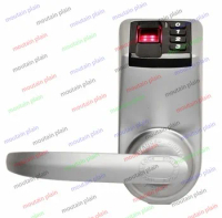 Fingerprint Lock Biometric Fingerprint Door Lock DHL 3 in1 Fingerprint Lock Adel Silver 3398 Free Shipping