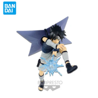 Original Genuine Banpresto VIBRATION STARS 18cm Uchiha Sasuke Action Figure PVC Model Toys Kids Birthday Gifts