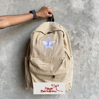 [BIG SALE] TAS BACKPACK CNVRS BINTANG TRADE PAYTON SERIES REWORKED RANSEL berkualitas CORDUROY CREAM