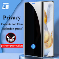 Privacy Anti Spy Ceramic Soft Film for Honor 90 80 70 X50 X40 X9A Screen Protector for Honor Magic 5 Lite 4 3 Pro Plus Film