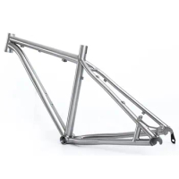 Titanium Alloy MTB Bike Frame, External Wiring, Mobile Lifting Lug, Switchable Tail Hook, Mountain Bike Accessories, 27.5er