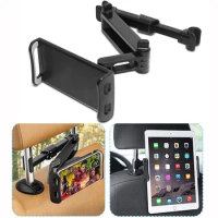Rotating tablet holder for iPad pro 12.9 inch phone stand for iphone 13 Car adjustable Stand Back Seat Headrest Mount foldable