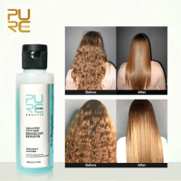 PURC 3.7% Apple Flavor Keratin Treatment Straightening Hair Repair Damage Frizzy Hair Brazilian Keratin Treatment Hair Care