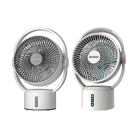 【SANSUI 山水】9吋美型移動智慧驅蚊循環充電式風扇 靜音 省電 循環扇 電風扇 露營 SDF-0915 (兩色任選)